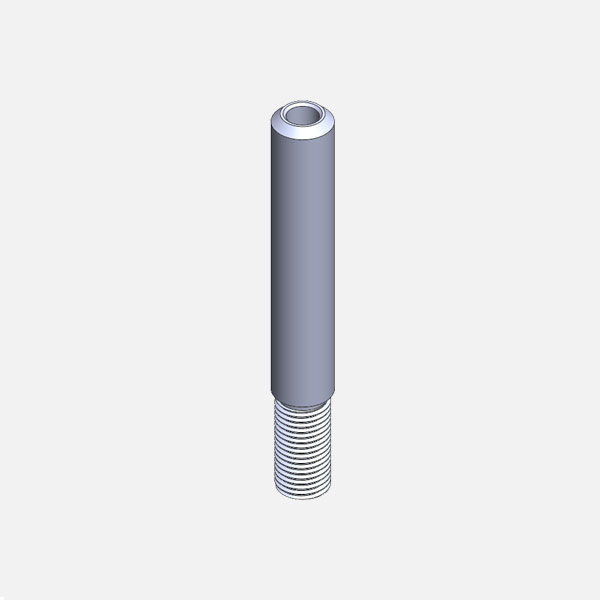 2 Inch Threaded Stud for 1 1/8" Cable