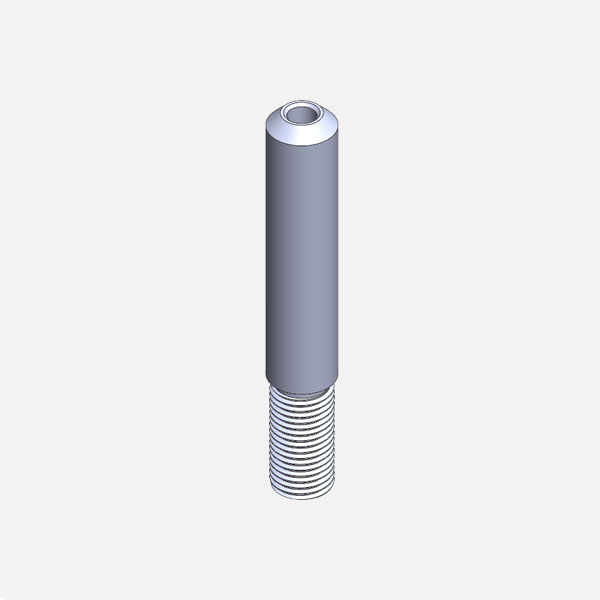 2 Inch Threaded Stud for 7/8" Cable