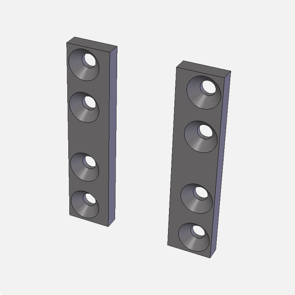 Gripper Cover Plate (Inter-Changeable) Pair